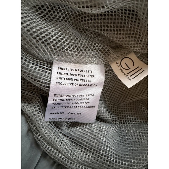 NFL Detroit Lions Windbreaker Pullover Mens L Gray Blue Logo Jacket - Picture 10 of 11